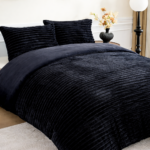 Ribbed Teddy Fleece Duvet Set