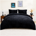 Ribbed Teddy Fleece Duvet Set - Image 5