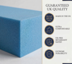 High Density Cut to Size Blue Foam 14×14″ (36x36cm) - Image 8
