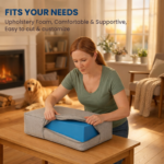 High Density Cut to Size Blue Foam 14×14″ (36x36cm) - Image 4