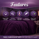 Teddy Plain Duvet Set - Image 5
