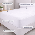 Fitted Waterproof Terry Mattress Protector - Image 2