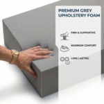 High Quality Cut to Size Grey Foam 19×19″ (48x48cm) - Image 3