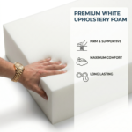 High Quality Cut to Size White Foam 15×15″ (38x38cm) - Image 3