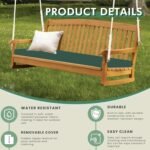 2 Seater Garden Bench Cushion (108x45x6 cm) – Waterproof Outdoor Seat Pad - Image 6