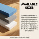 High-Density Foam Gap Filler – Sofa, Bed & Headboard Support Cushion | Mattress Extender Bolster Pillow (200 cm) - Image 5