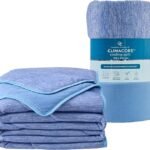 Cooling Quilt Bedspread – Lightweight, Breathable Summer Comforter for Hot Sleepers, Sofa & Travel