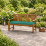 Comfy 2 Seater Garden Bench Cushion (108x45x5 cm)– Waterproof Outdoor Seat Pad