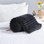Luxury Chunky Ribbed Cord Fleece Throw – Ultra Soft Plush Blanket - Image 2