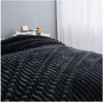 Luxury Chunky Ribbed Cord Fleece Throw – Ultra Soft Plush Blanket - Image 4