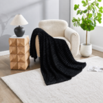 Luxury Chunky Ribbed Cord Fleece Throw – Ultra Soft Plush Blanket - Image 6