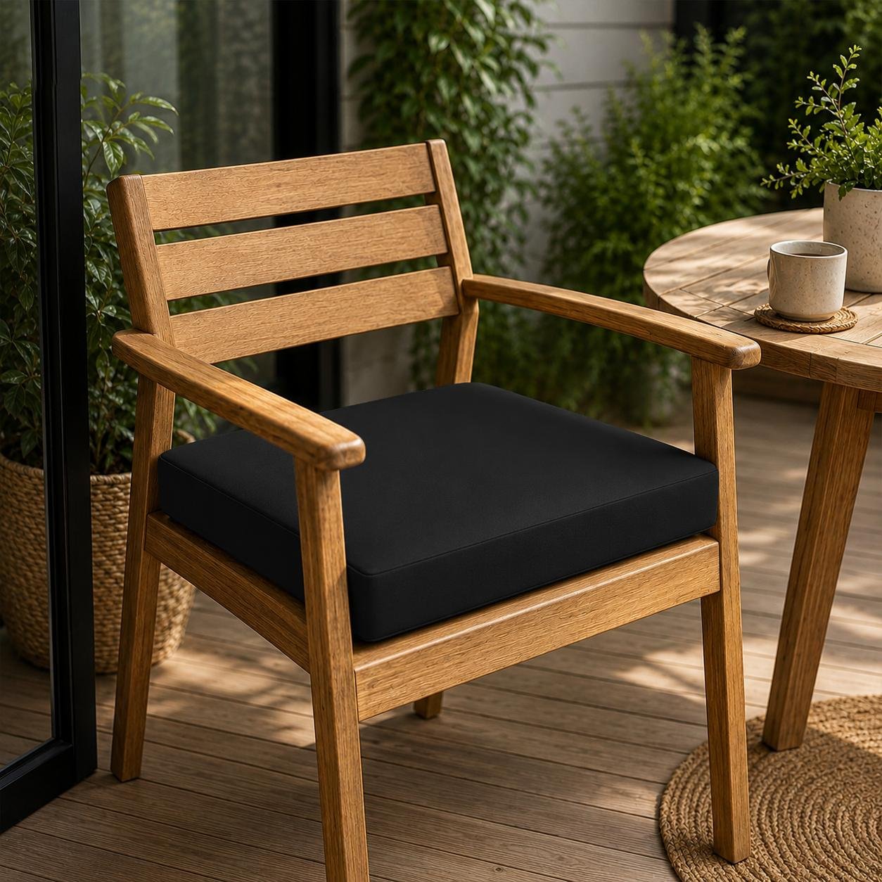 GC-B-01 Brillar Chair Seat Pad – Water-Resistant Foam Cushion (2"/5cm Thickness) - Image 1