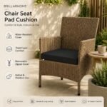 Brillar Chair Seat Pad – Water-Resistant Foam Cushion (2"/5cm Thickness) - Image 7