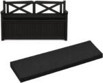 Rattan Patio Garden Bench Cushions 118x40x5 cm Replacement Cover Only – Water-Resistant Outdoor Zip Cover for Seat Pads - Image 3